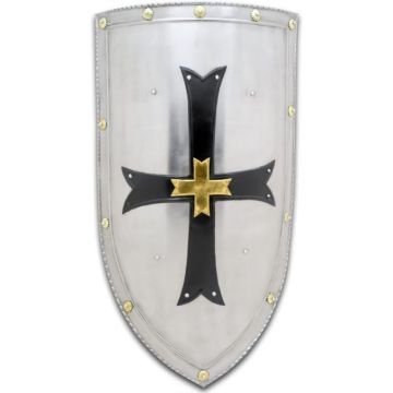 Medieval Warrior Functional Medieval Knight Crusader Cross Shield